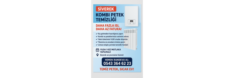 Siverek kombi petek temizliği Siverek petek temizleme
